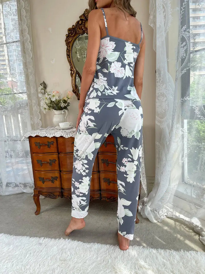 Floral Print 3 Piece Lounge Set